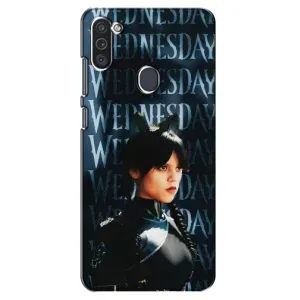 Чохол з картинкою Венсдей на Samsung Galaxy M11 (Вендсдей з ушками)