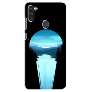 Летний Чехол на Samsung Galaxy M11 (Синий Водопад)