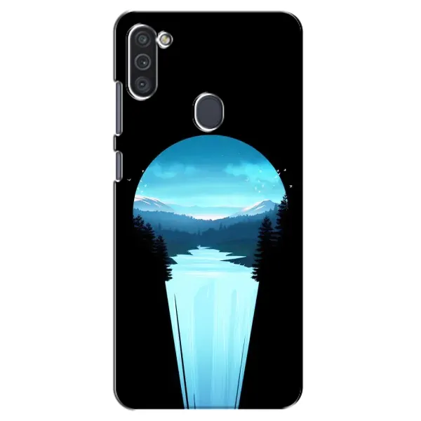Чехол с рисунком «Синий Водопад» для Samsung Galaxy M11 Чехол с рисунком «Синий Водопад» для Samsung Galaxy M11
