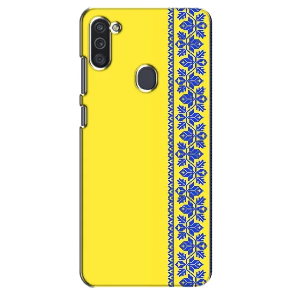 Чехол с рисунком «Вышиванка на желтом» для Samsung Galaxy M11 Чехол с рисунком «Вышиванка на желтом» для Samsung Galaxy M11