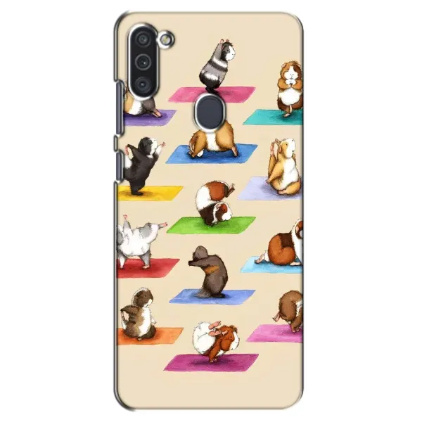 Чехол с рисунком «Ёга свинок» для Samsung Galaxy M11 Чехол с рисунком «Ёга свинок» для Samsung Galaxy M11
