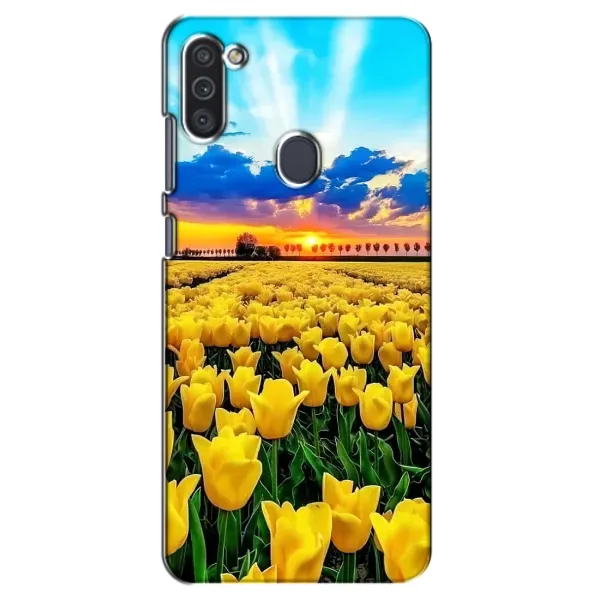 Чехол с рисунком «Желтые тюльпаны» для Samsung Galaxy M11 Чехол с рисунком «Желтые тюльпаны» для Samsung Galaxy M11