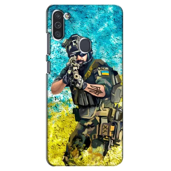 Чехол с рисунком «ЗСУ Воин» для Samsung Galaxy M11 Чехол с рисунком «ЗСУ Воин» для Samsung Galaxy M11
