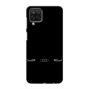 Силиконовый бампер с картинкой машины на Samsung Galaxy M12 (Силует Audi)