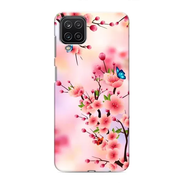 Чехол с рисунком «Бабочки на сакуре» для Samsung Galaxy M12 Чехол с рисунком «Бабочки на сакуре» для Samsung Galaxy M12