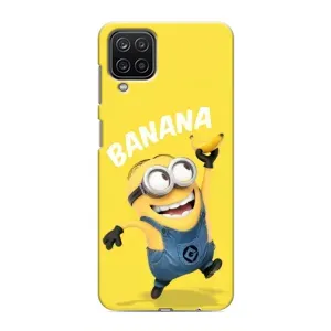 Мультяшный принт на Чехол для Самсунг Галакси М12 (Banana)