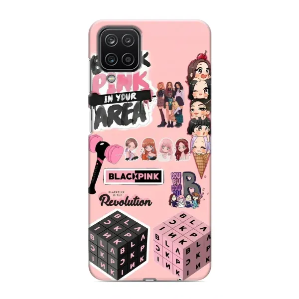 Чехол с рисунком «BLACK PINK коллаж» для Samsung Galaxy M12 Чехол с рисунком «BLACK PINK коллаж» для Samsung Galaxy M12