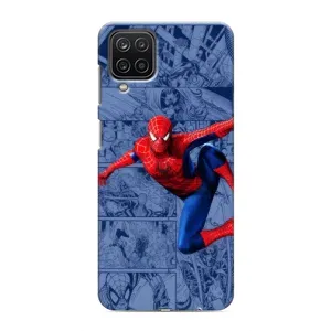 Силиконовый Чехол для Samsung Galaxy M12 (Человек Паук)