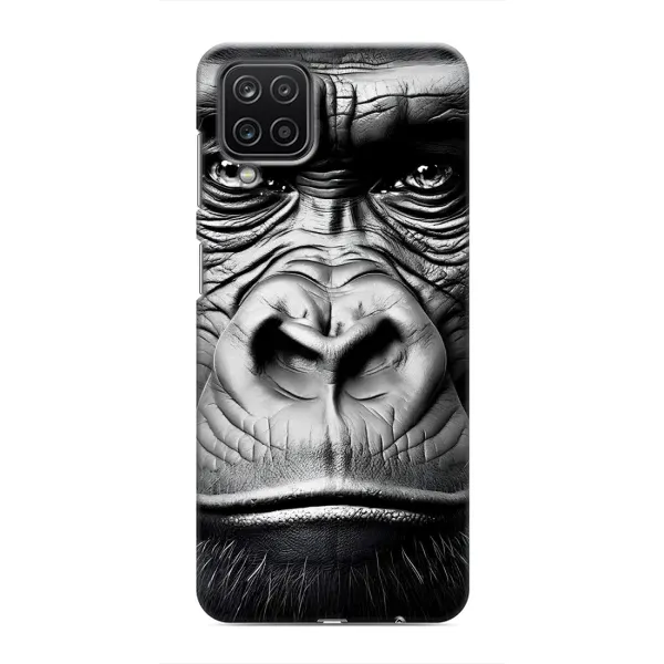 Чехол с рисунком «Черная обезьяна» для Samsung Galaxy M12 Чехол с рисунком «Черная обезьяна» для Samsung Galaxy M12