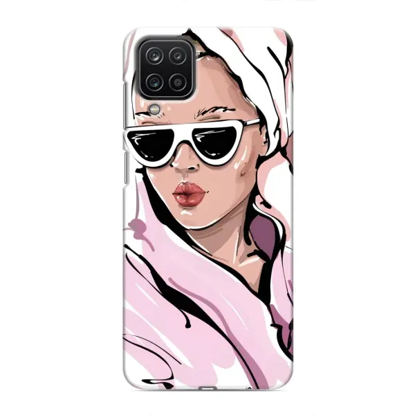 Чехол с рисунком «Девушка в халате» для Samsung Galaxy M12