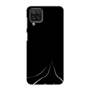 Чехол с картинками на черном фоне для Samsung Galaxy M12 (Дорога)