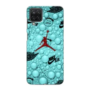 Силиконовый Чехол Nike Air Jordan на Самсунг Галакси М12 (Джордан Найк)