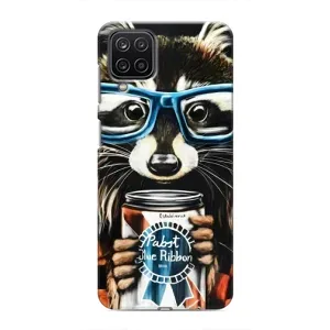 Силіконовий Чохол з Энотами на Samsung Galaxy M12 (Єнот в окулярах)