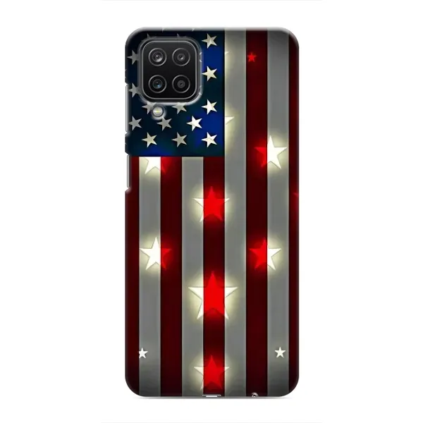 Чехол с рисунком «Флаг США 2» для Samsung Galaxy M12 Чехол с рисунком «Флаг США 2» для Samsung Galaxy M12
