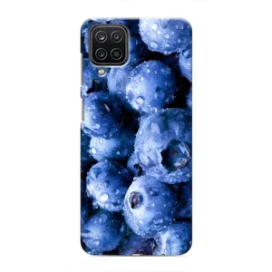 Чехол с изображением вкусной еды для Samsung Galaxy M12 (Голубика)