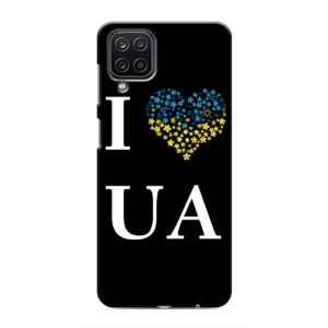 Силиконовый Чехол на Samsung Galaxy M12 (Я-Украина) (I Love UA)