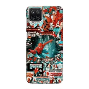 Чехол Супергерой Человека Паука на Samsung Galaxy M12 (Комиксы Человек Паук)