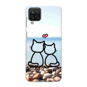 Силіконові Чохли Коханій людині для Samsung Galaxy M12 (Котейки)
