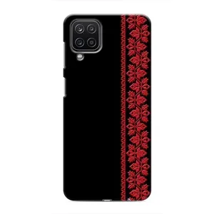 Силіконовый Чохол на Samsung Galaxy M12 (Червона вишиванка)
