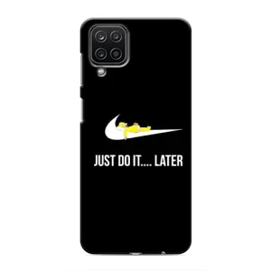 Силиконовый Чехол на Samsung Galaxy M12 с картинкой Nike (Later)
