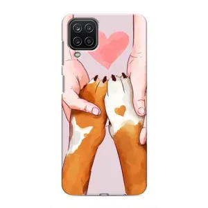 Чохол (ТПУ) Милі песики для Samsung Galaxy M12 (Любов до собак)