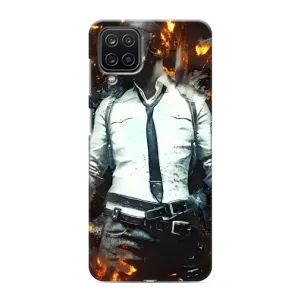 Чохол з картинкою "Герой Pubg" на Samsung Galaxy M12 (Man Пубг)