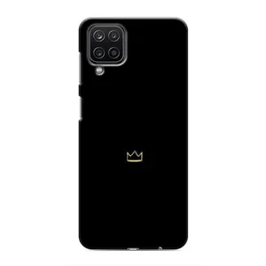 Чехол (Корона на чёрном фоне) для Самсунг Галакси М12 (Мини корона)