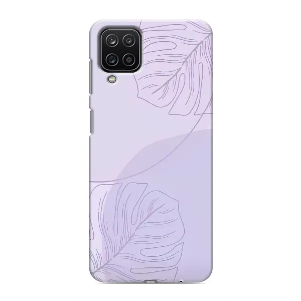 Чехол с рисунком «Монстера фиолетовая» для Samsung Galaxy M12 Чехол с рисунком «Монстера фиолетовая» для Samsung Galaxy M12
