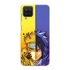 Купить Чехлы на телефон с принтом Anime для Samsung Galaxy M12 (Naruto Vs Sasuke)