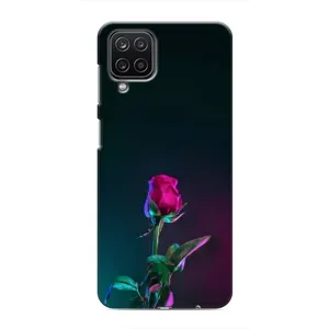 Чохли з принтом Троянд для Samsung Galaxy M12 (Нічна троянда)