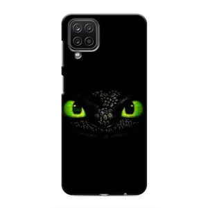 Чехол дракон Беззубик для Samsung Galaxy M12 (Глаза Беззубика)