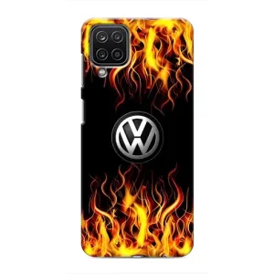 Чехол "Фольксваген" для Samsung Galaxy M12 (Огненный Лого)
