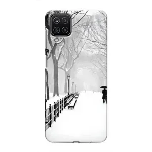 Чехлы на Новый Год Samsung Galaxy M12 (Снегом замело)