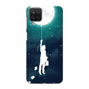 Чехол (ТПУ) с планетами на Samsung Galaxy M12 (To The moon)