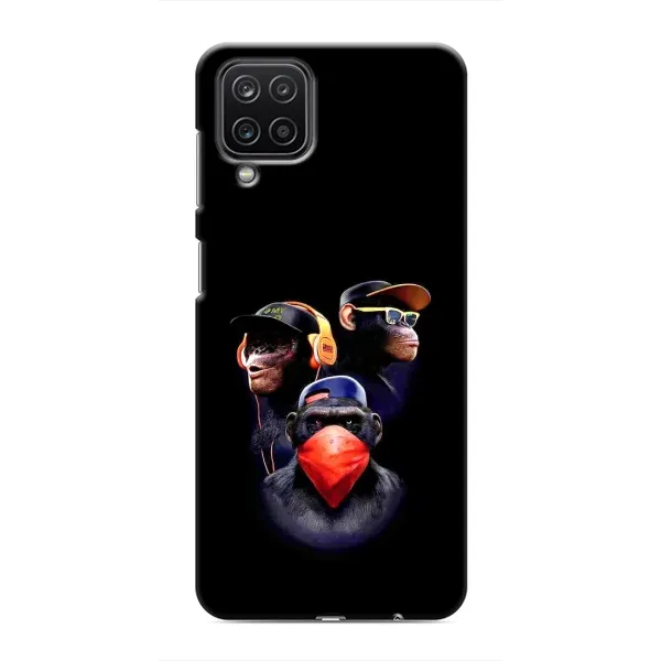 Чехол с рисунком «Три обезьяны» для Samsung Galaxy M12 Чехол с рисунком «Три обезьяны» для Samsung Galaxy M12