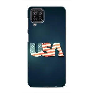 Чехол Флаг USA для Samsung Galaxy M12 (USA)