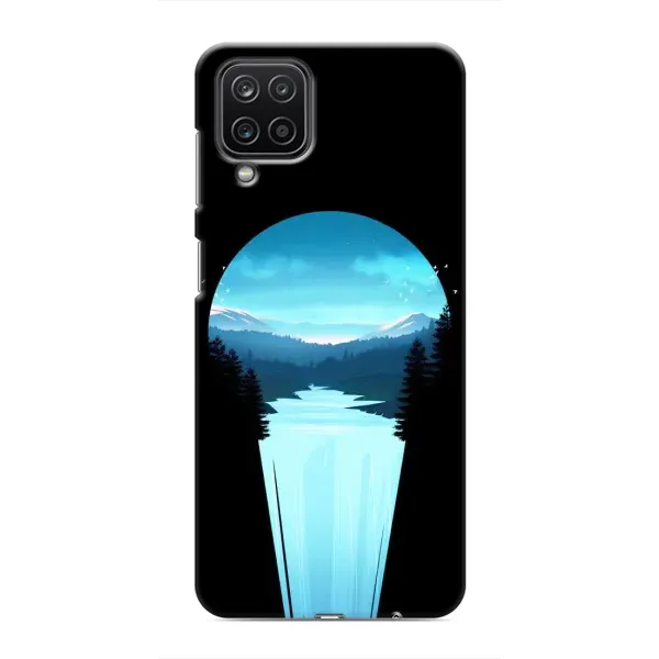 Чехол с рисунком «Синий Водопад» для Samsung Galaxy M12 Чехол с рисунком «Синий Водопад» для Samsung Galaxy M12