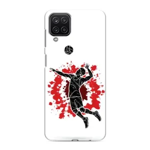 Чехлы с принтом Спортивная тематика для Samsung Galaxy M12 (Волейболист)