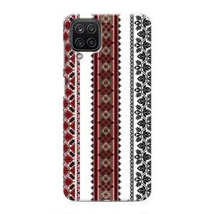 Силиконовый Чехол на Samsung Galaxy M12 с картинкой Вышиванки (Вышиваночки)