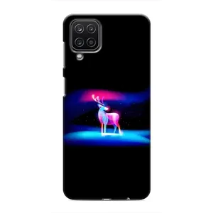 Силіконовий бампер з картинкою звірів для Samsung Galaxy M12 (Яскравий олень)