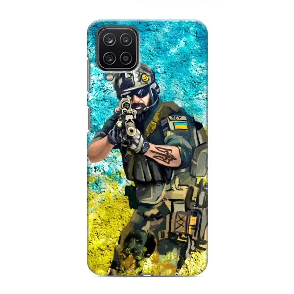 Чехол с рисунком «ЗСУ Воин» для Samsung Galaxy M12 Чехол с рисунком «ЗСУ Воин» для Samsung Galaxy M12