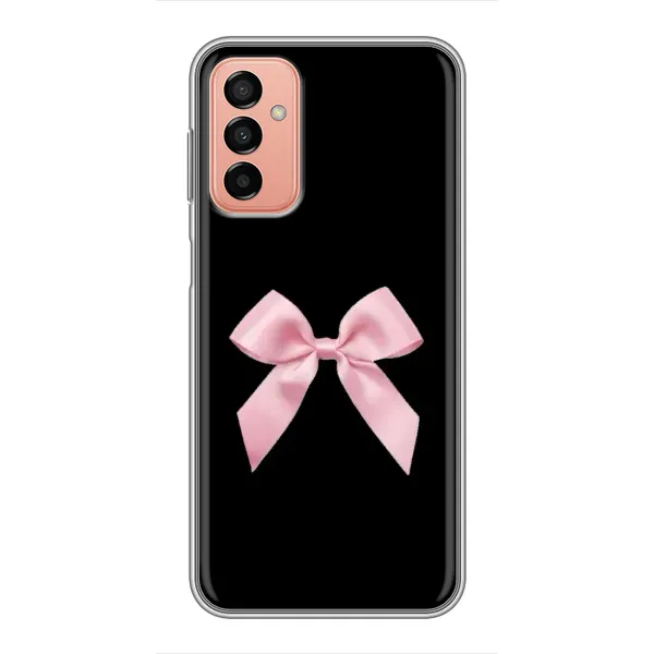 Чехол с рисунком «Бант на черном» для Samsung Galaxy M13 Чехол с рисунком «Бант на черном» для Samsung Galaxy M13