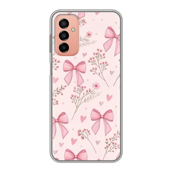 Чехол с рисунком «Банты с цветами» для Samsung Galaxy M13 Чехол с рисунком «Банты с цветами» для Samsung Galaxy M13
