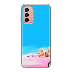 Силиконовый Чехол Барби Фильм на Samsung Galaxy M13 (Барби и Кен)