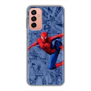 Силиконовый Чехол для Samsung Galaxy M13 (Человек Паук)