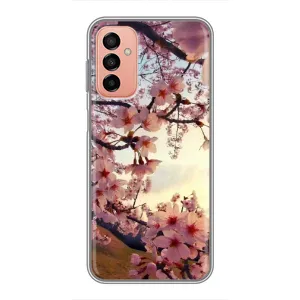 Чехол с принтом САКУРЫ на Samsung Galaxy M13 (Цветущая сакура)