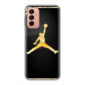 Силиконовый Чехол Nike Air Jordan на Самсунг Галакси М13 (Джордан 23)