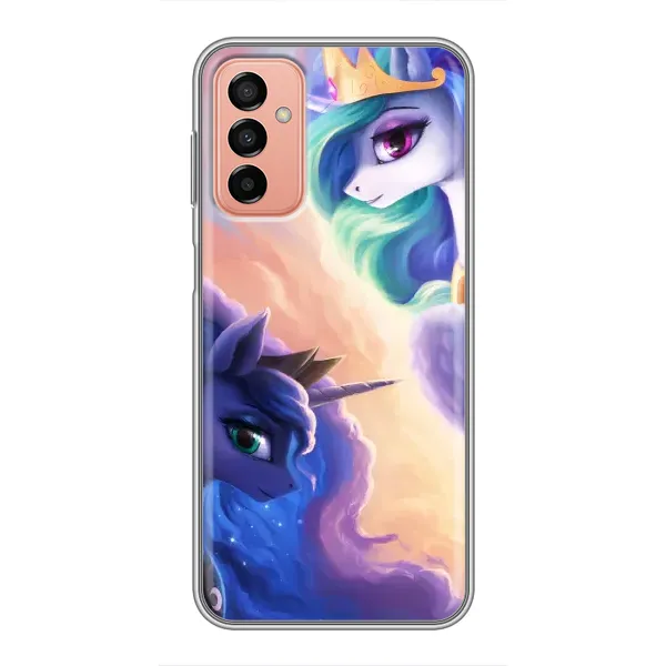 Чехол с рисунком «Единорожки на тучках» для Samsung Galaxy M13 Чехол с рисунком «Единорожки на тучках» для Samsung Galaxy M13