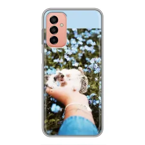 Чохли з зображенням різних тварин на Samsung Galaxy M13 (Їжачок в руці)