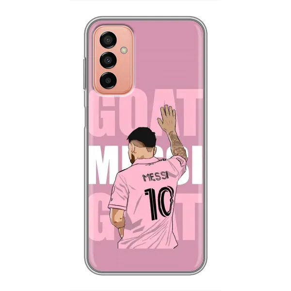 Чехол с рисунком «GOAT MESSI» для Samsung Galaxy M13 Чехол с рисунком «GOAT MESSI» для Samsung Galaxy M13